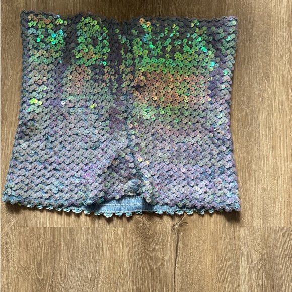 Vintage 2000’s Sequined Beaded Tube Top - Picture 4 of 7